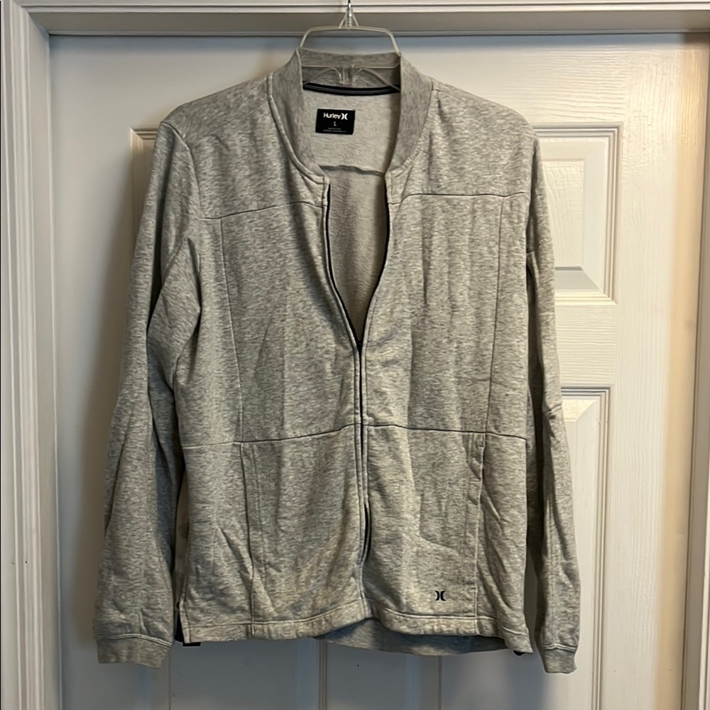 Gray Zip-Up Jacket